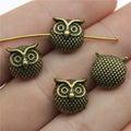 11x11x7mm 2.7g Multicolor Zinc Alloy Owl Loose Metal Cat Beads for DIY Bracelet Jewelry Making
