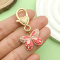 Butterfly Charm Keychains in 50 Pictured Variations for Bags and Keys view 1