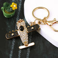 Jeweled Aircraft, Motorcycle, Car and Sailboat Keychains in Twenty-Six Options view 10