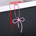 Seven Color Bow and Bead Phone Wrist Straps for Accessory Making view 12