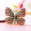 Large Jeweled Butterfly Keychains in Five Multicolor Palettes plus Assorted Option view 3