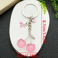Cherry Keychains with Rings, Clasps and Initial Tags, 19 Options view 5