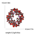 Star and Moon Crystal Wreath Brooch in Four Color Palettes view 8