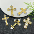 Gold-Tone Cross Metal Charms with 33 Listed Options view 2