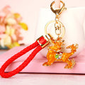 Chinese Fortune Pouch Qilin Pixiu and Ingot Keychains in Twelve Options view 10