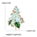 Hydrangea Cluster Brooch In 4 Styles With Enamel And Crystal Details view 7