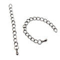 Metal Extension Chains With Teardrop Ends in Multiple Finishes view 2