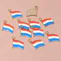 Colorful Enamel National Flag Charms in Eleven Country Options view 12