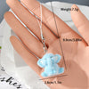 Sitting Blue Elephant