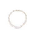 Rhinestone Heart Link Y Lariat Necklace Gold Silver view 5