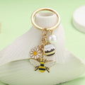 Bee and Honeycomb Charm Keychains in 47 Pictured Variations for Bags and Keys view 1