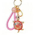 Jeweled Turtle Keychains With Colorful Enamel Shells view 5