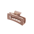 Square Hollow Soft Matte Hair Claw Clip Six Solid Colors view 5