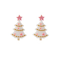 Christmas Tree Novelty Statement Stud Earrings in Three Styles view 5