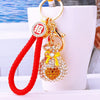 Yellow Heart-Pouch Red-Fortune-Strap