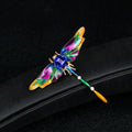 Green Blue Dragonfly Enamel Metal Brooch Pin for Jackets and Lapels view 5