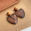 Wood Heart Drops