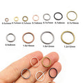 Closed Round Jewelry Connector Rings in Assorted Sizes and Finishes view 2