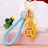 Style-B Sky-Blue-Strap Leaf-Coin