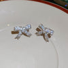 Silver Bow Pair