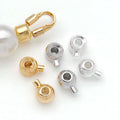 Rounded Metal End Caps in Two Shapes and Three Color Finishes view 2