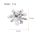 Gold Tone Silver Tone Flower Crystal Sixteen Designs Metal Brooch Pin view 9