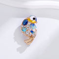 Blue Bird Metal Brooch Pin for Jackets and Lapels Pictured Design view 5