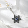 Silver Blue Evil Eye Keychains Multiple Frame Shapes view 7
