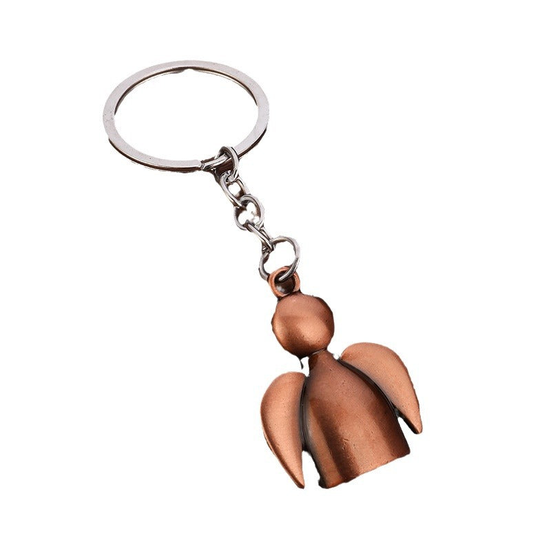 Angel Doll Metal Keychain Valentine Gift Bag Charm Accessory