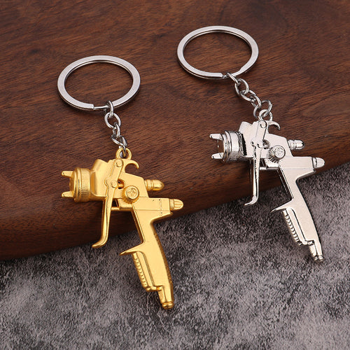 Creative Zinc Alloy Pistol and Machine Gun Metal Keychain
