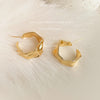 Gold Square Hoop