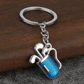 Golf Bag With Clubs Metal Keychain, Gold Or Silver Tone, 4 Styles view 7