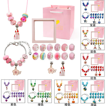 Color Coordinated Bead and Charm Jewelry Making Kits in Four Styles