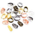 Ornate Pinch Bail Pendant Clasps in Assorted Metal Finishes view 1