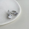 Assorted Silver Multi-Style Zircon Metal Earrings 9 Variants view 12