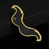 Gold-Tone Mustache