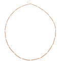 Gold Tone Beaded Long Strand Necklace Statement Fashion Jewelry view 5