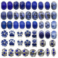 Blue Bead Glossy Beads with 43 Listed Options for DIY Jewelry Making view 1