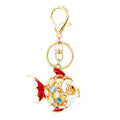 Jeweled Fish Keychains in Multiple Shapes, Colors and Braided Options view 5