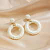 White Raffia Rounds