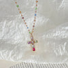 Gold Multicolor Cross