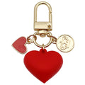 Red Heart Charm Keychains In 4 Rose, Butterfly, Tag And Pearl Styles view 7