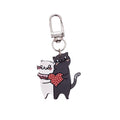 Love Cat and Dog Printed Acrylic Clip Keychains in Four Designs view 5