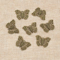 Antique Bronze Openwork Butterfly Alloy Charm Pendant view 3