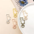 Metal Outline Swivel Clasps in 9 Shapes and 5 Color Finishes view 4