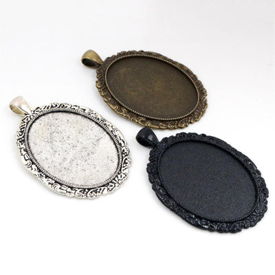 Floral Oval Pendant Tray assortment overview