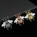 Antique Alloy Bee Insect Charm Pendant Three Metal Finishes view 1