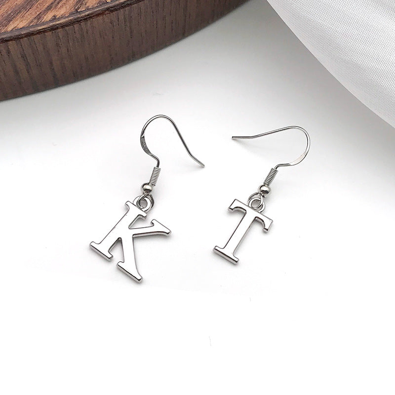 Plated Zinc Alloy Letter Charm Pendant for DIY Earrings Necklace Handmade Jewelry