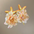 Fabric Flower Pearl Duckbill Hair Clips and Pins 7 Styles view 11