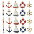 Antique Silver Nautical Theme Metal Charms with 30 Listed Options view 8